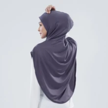 Muslim Quick-dry Sports Instant Hijabs Modest Sports Wear Undercap Jersey Hijabs Ready to Wear Scarf