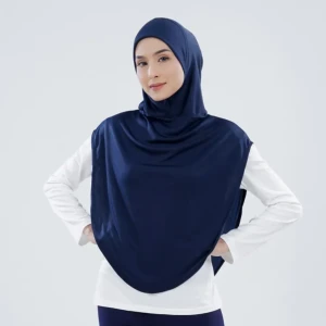 Muslim Quick-dry Sports Instant Hijabs Modest Sports Wear Undercap Jersey Hijabs Ready to Wear Scarf